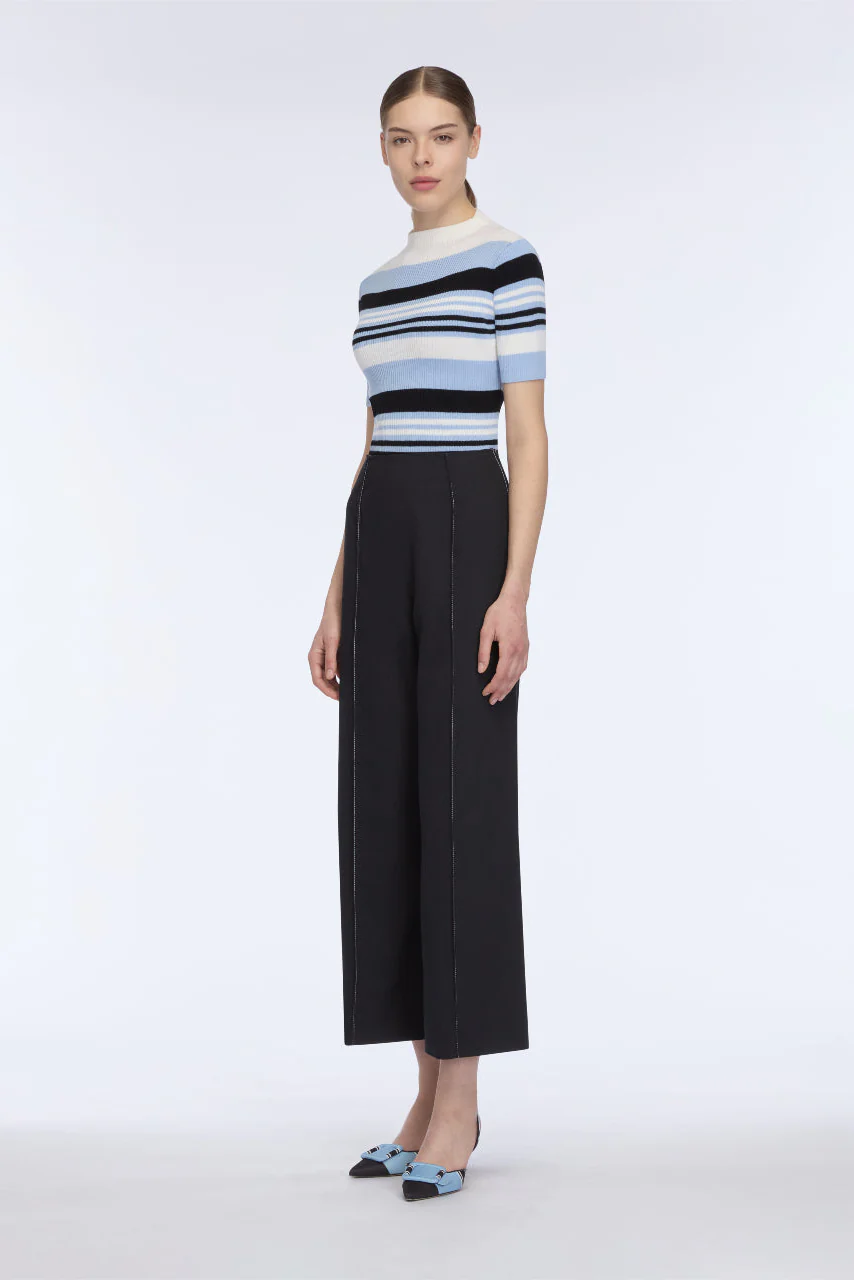 Daffy Trouser in Black Denim - Image 3