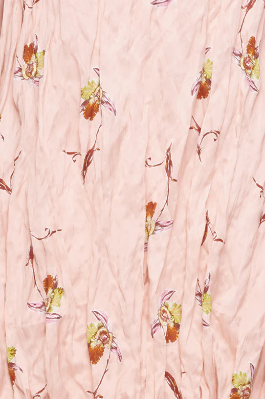 Meave Dress in Pink Satin - Image 6