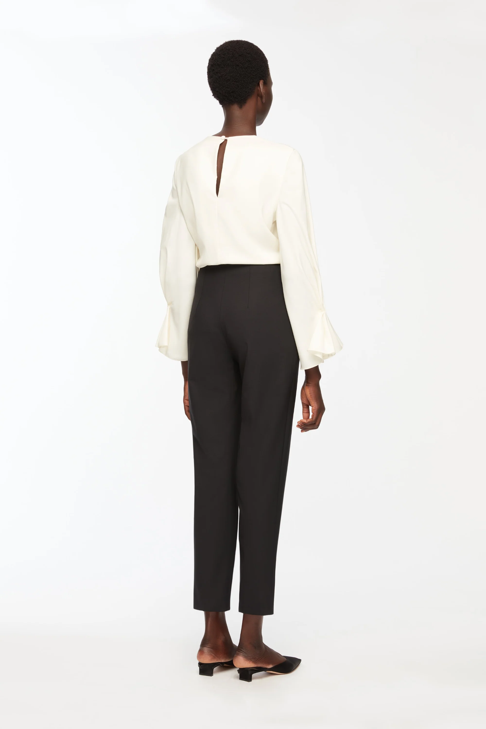 Rome Top in Ivory Superfine Merino - Image 3