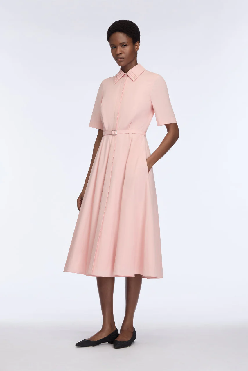 Rubie Dress in Light Pink Cotton Popclan - Image 3
