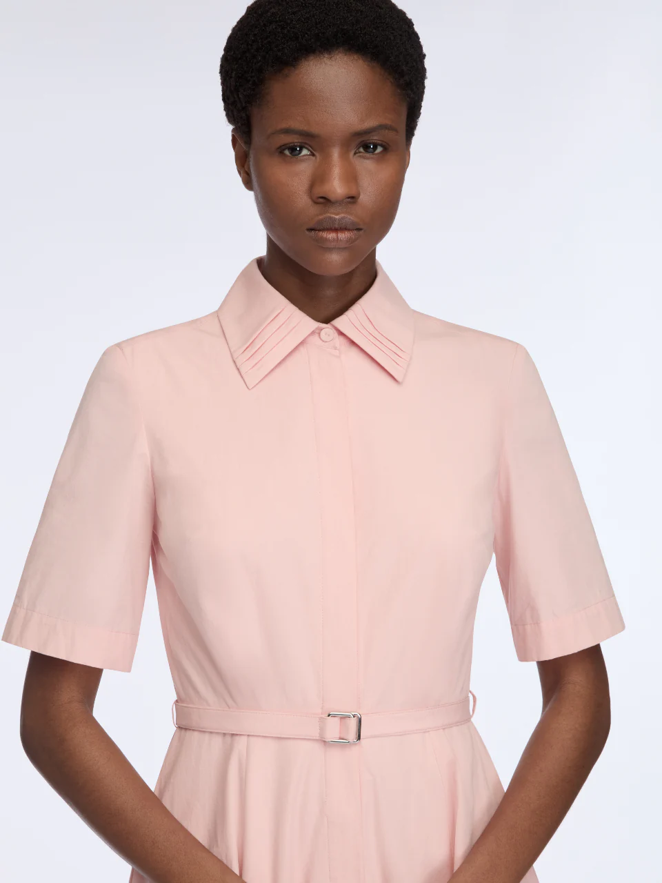 Rubie Dress in Light Pink Cotton Popclan - Image 4
