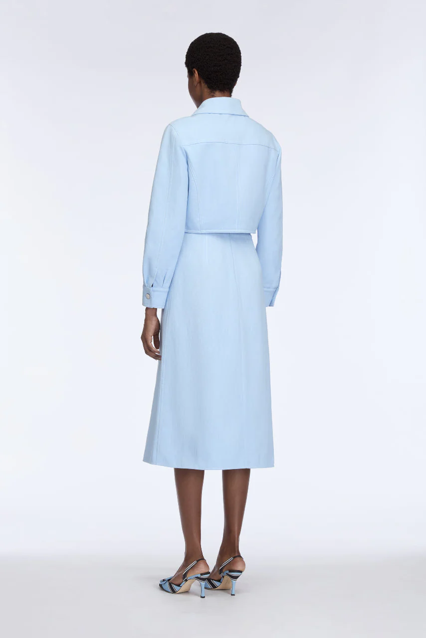 Wilder Skirt in Icy Blue Denim - Image 6